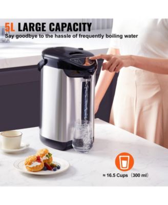 Hot Water Dispenser 4-Temp Stainless-Steel Boiler 5L Countertop Heater