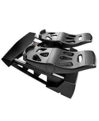 T.Flight Rudder Pedals for PC, Xbox, PlayStation 4, Black