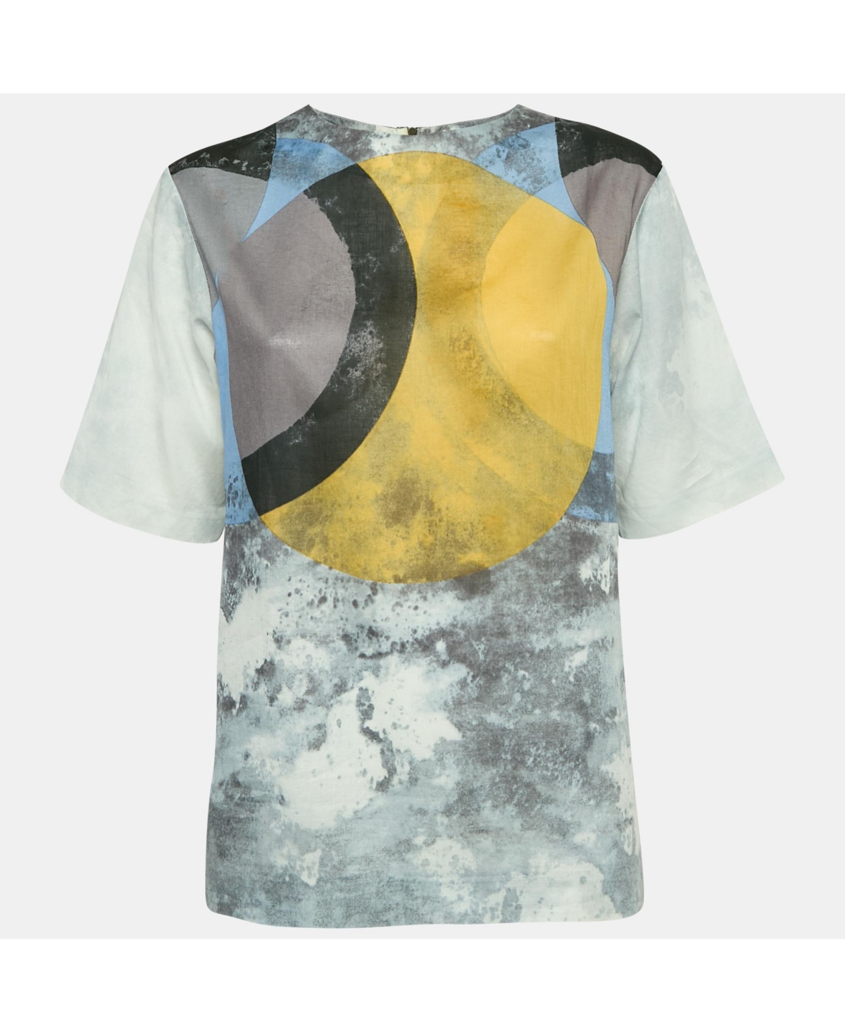 Pre-Owned Marni Women's Multicolor Cotton Half Sleeve Blouse