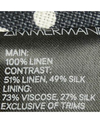 Women's Polka Dots Linen Painted Heart Cascade Top