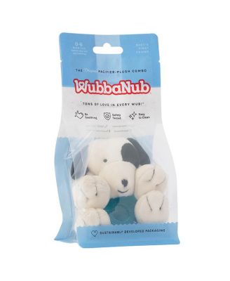 Baby Black and White Puppy Pacifier Teething & Feeding