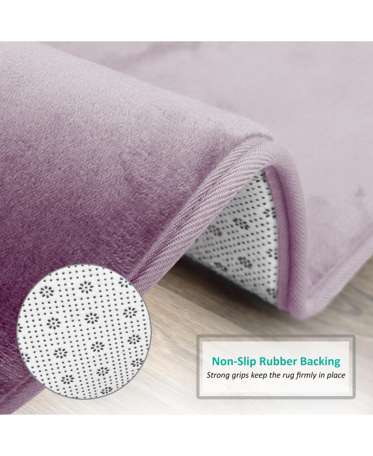 Ultra Soft Non-Slip Plush Memory Foam Bath Rug