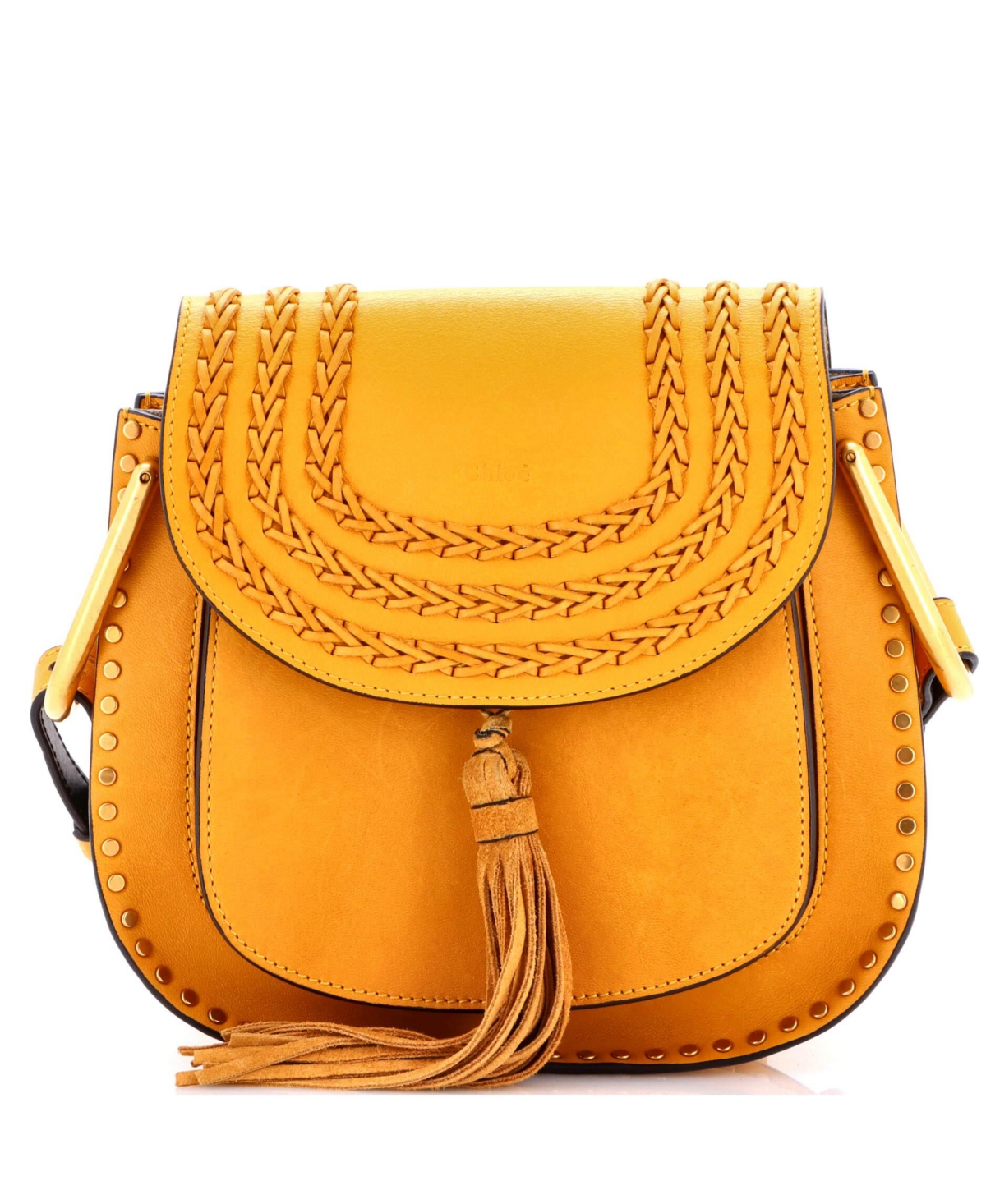 Pre-Owned Chloe Medium Hudson Handbag Whipstitch Leather