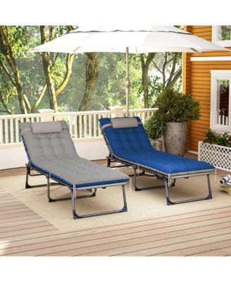 Outdoor Lounge Chairs, Reclining Folding Chaise Lounge, /