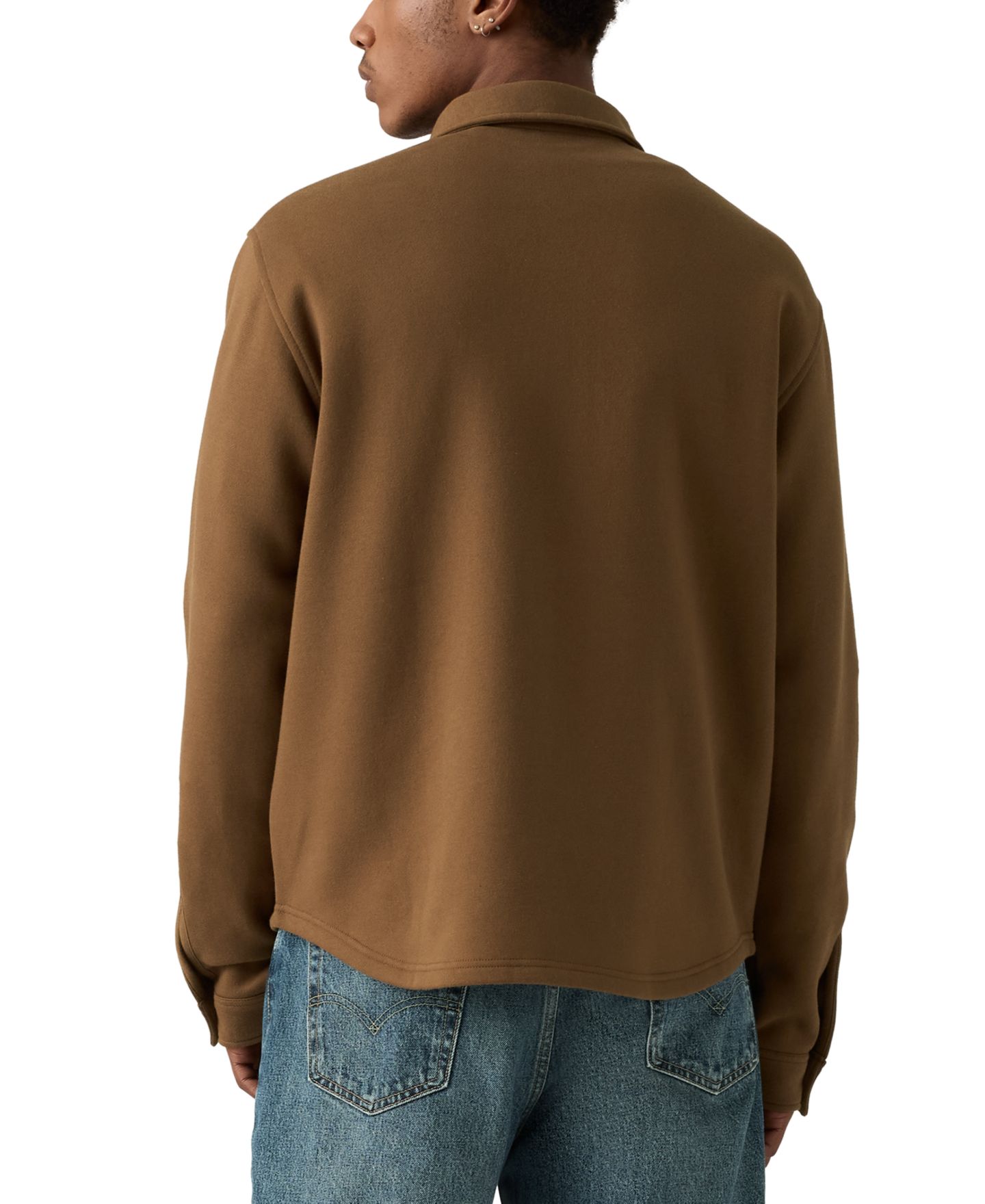 Мужская рубашка Levi's Norwood Long-Sleeve Worker, цвет: Bison — фото 4