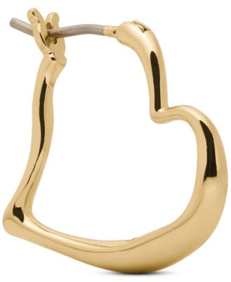Amour Gold-Tone Huggie Hoop Earrings (also in Silver-Tone)