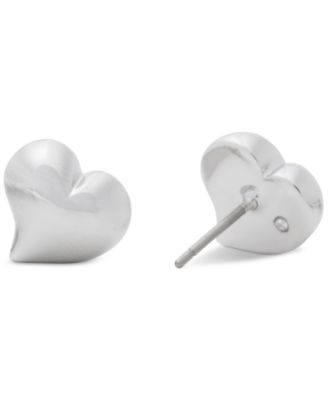 Amour Gold-Tone Heart Stud Earrings (also in Silver-Tone)
