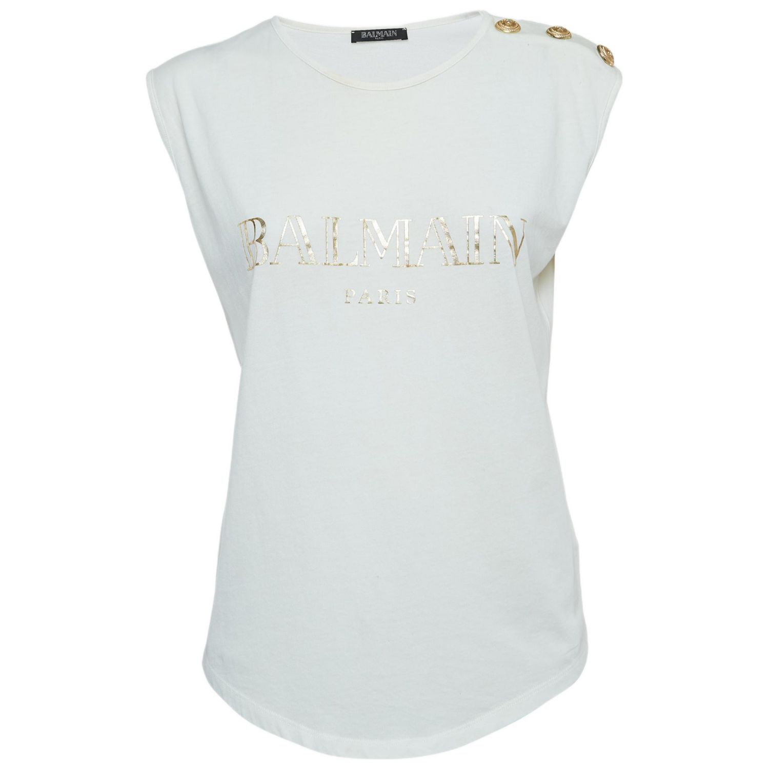 Women's White Cotton Top
