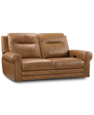 Alexandre Leather 2-Pc. Sofa with 2 Power Motion Recliners, Exclusively at Macy's