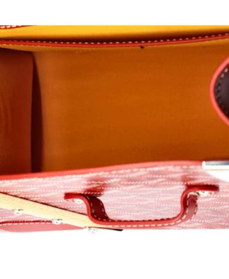 PM Saigon Top Handle Bag Coated Canvas with Leather