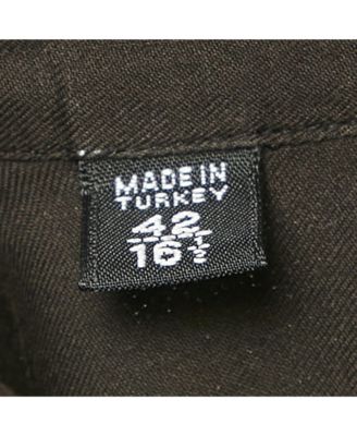 Men's Black Cotton Long Sleeve Shirt