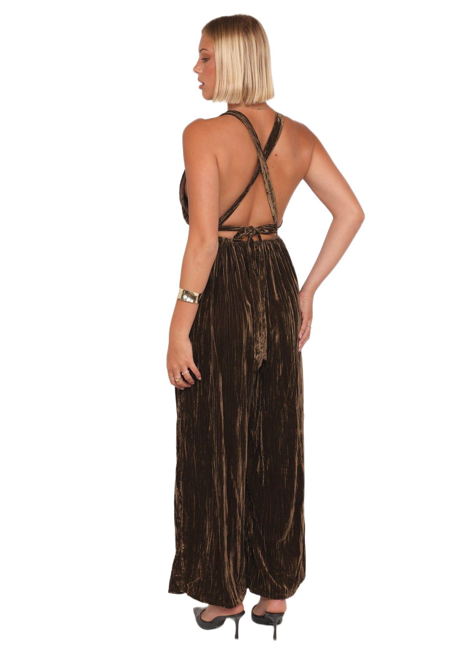 Women's Melody Velvet Jumpsuit