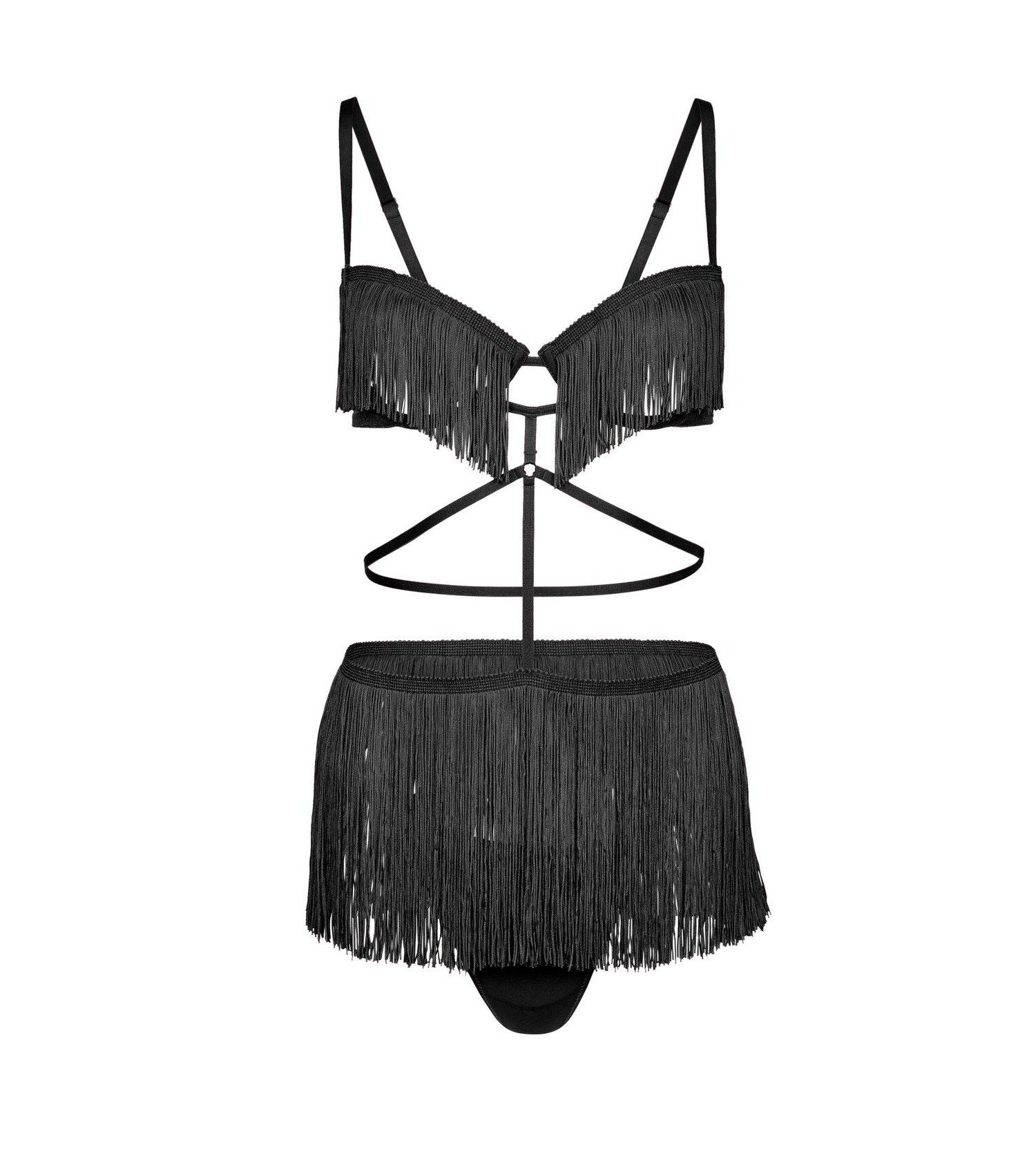Plus Size Neveah Fringe Playsuit Lingerie