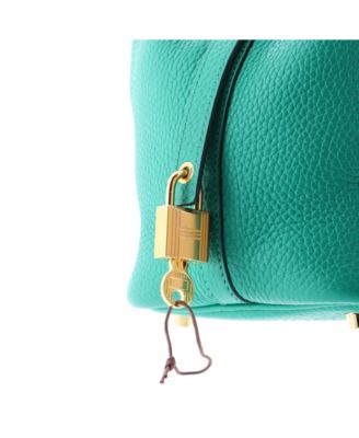 Pre-Owned HERMES PM Picotin Lock Bag Clemence