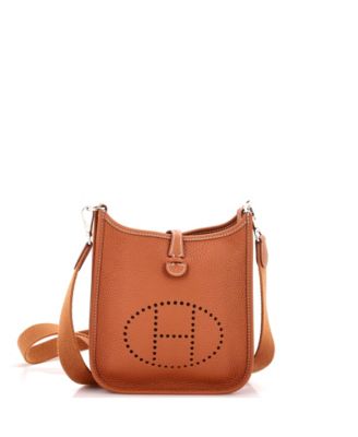 Pre-Owned HERMES TPM Evelyne Bag Gen III Clemence