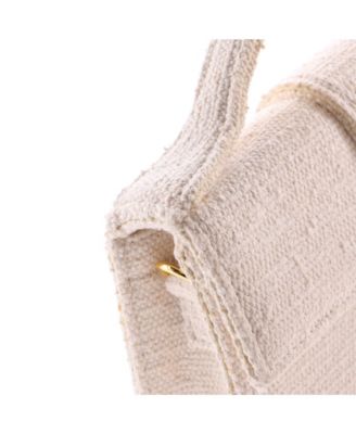 Le Bambino Top Handle Flap Bag Canvas