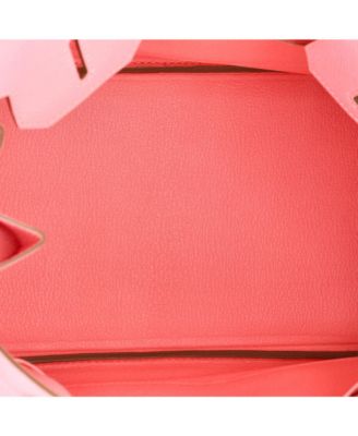 Pre-Owned HERMES Birkin 30 Handbag Pink Epsom with Palladium Hardware