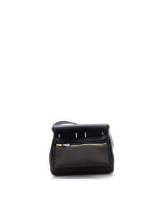 20 Herbag Zip Toile and Leather