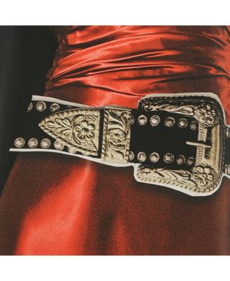 Women's Cheap And Chic Black/multicolor Dress Print Crepe Sleeveless Short Dress