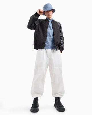 Men's Short Sleeve Large Grid Pattern Polo Shirt