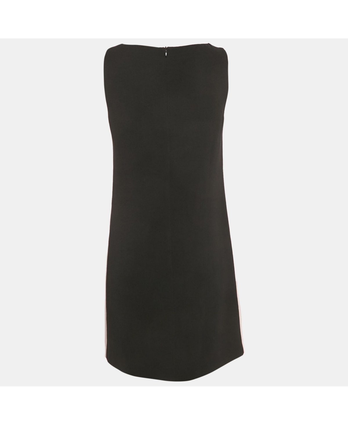 Pre-Owned Moschino Women's Cheap And Chic Black Corset Print Crepe Mini Shift Dress