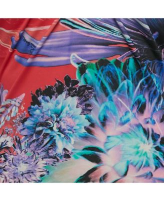 Women's Beige Cotton And Modal Faux Feather Detail T-Shirt