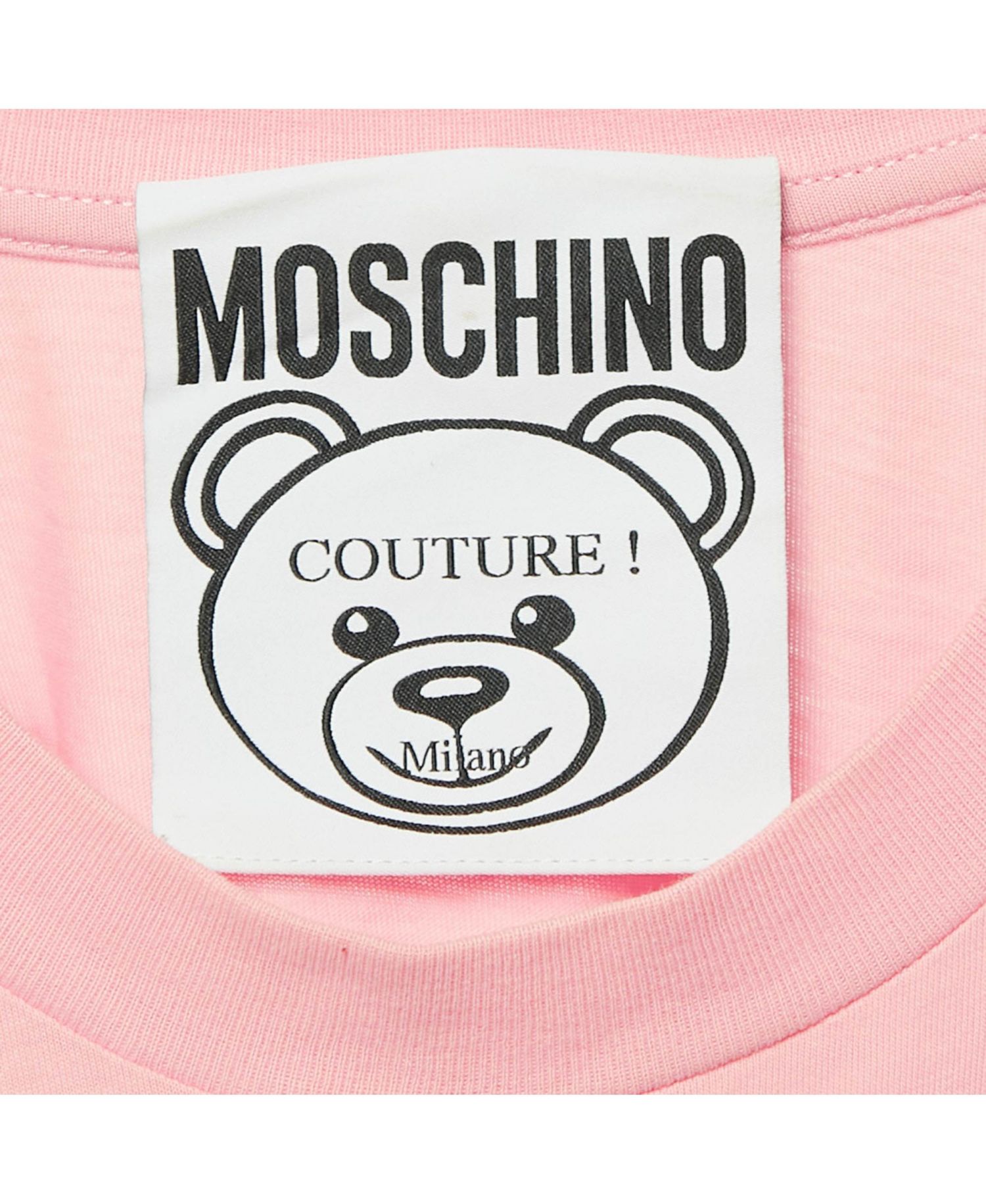 Women's Couture Glitter Teddy Applique Cotton T-Shirt