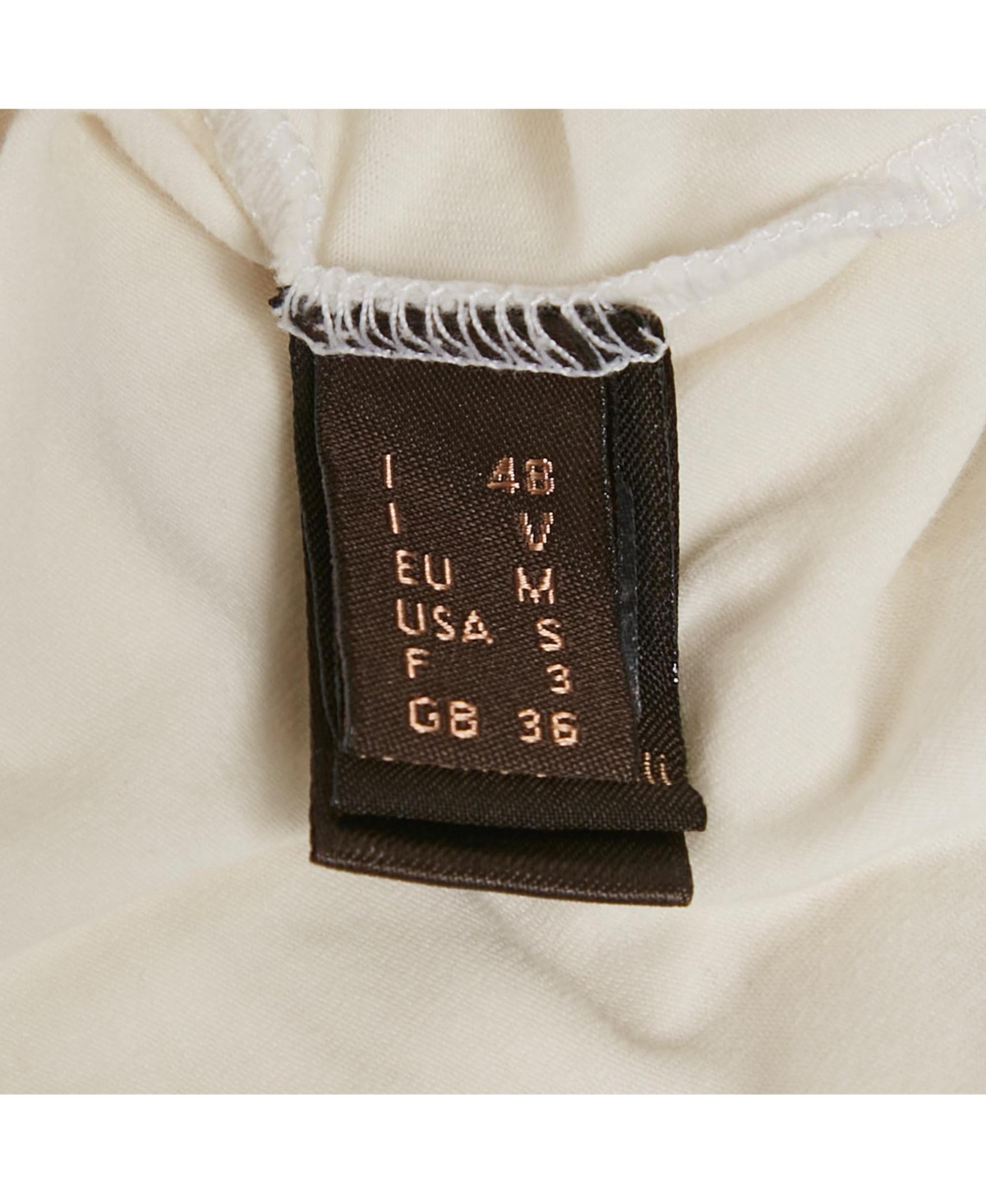 Pre-Owned Roberto Cavalli Men's Cream Printed Jersey T-Shirt