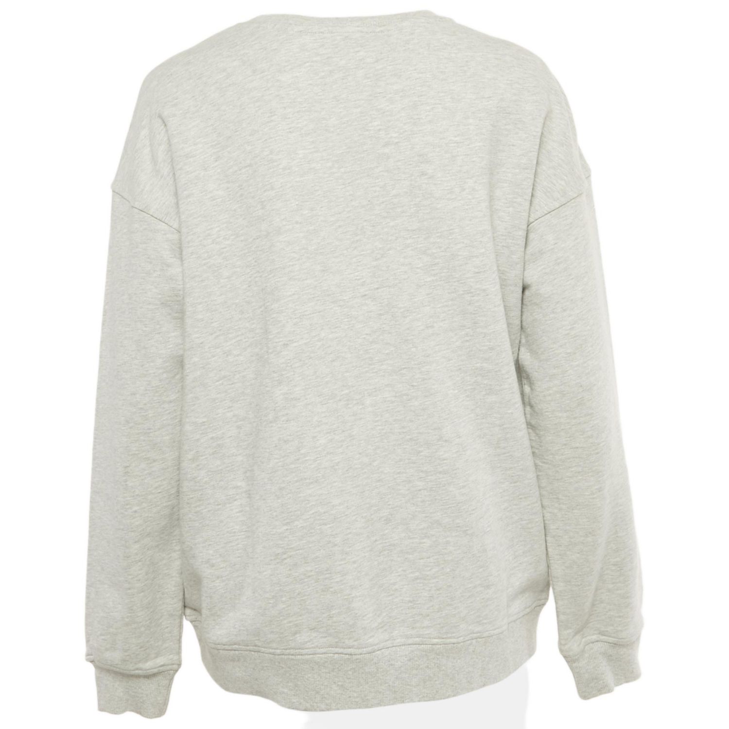 Women's X H&m X Disney Grey Mickey Embroidered Cotton Sweatshirt