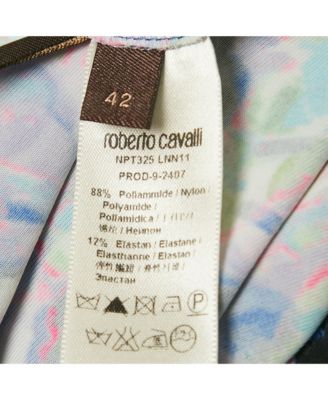 Women's Purple Printed Jersey Maxi Skirt