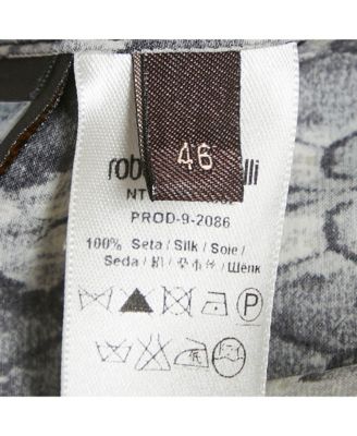 Women's Printed Neck Tie Detail Shirt