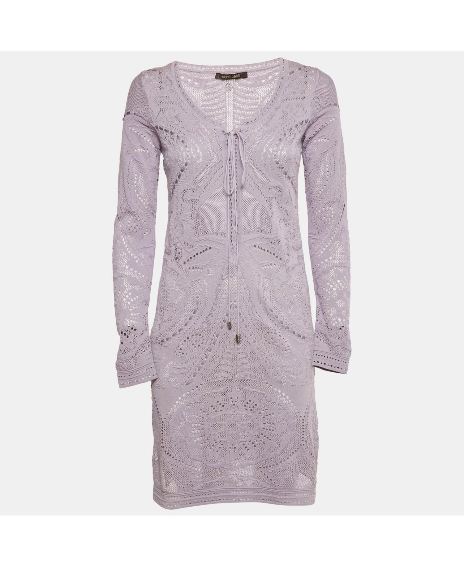 Women's Lavender Knit Mini Dress
