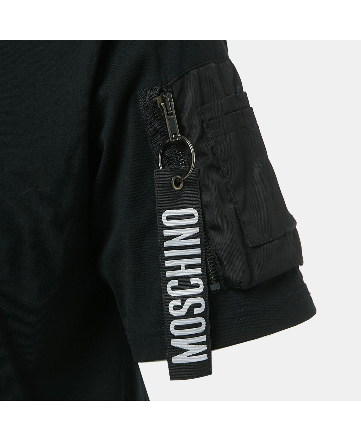 Pre-Owned Moschino Men's Couture Black Jersey Crew-Neck T-Shirt