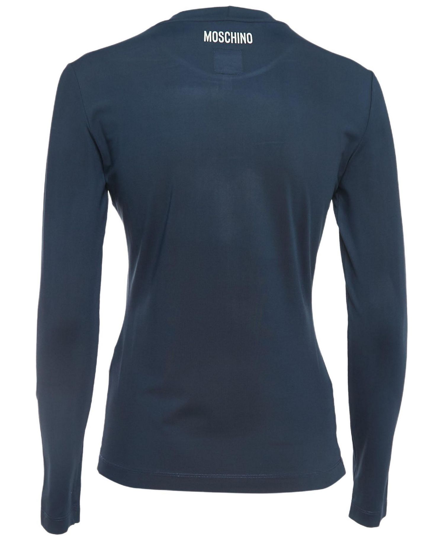 Women's Black Silk Ruffled Long Sleeve Blouse