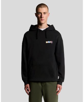 Men's Bold Letters Long Sleeve Graphic Hoodie