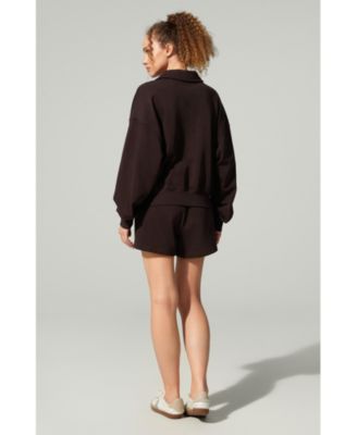 Women's Oversized Heirloom '89 Polo Collar Sweatshirt