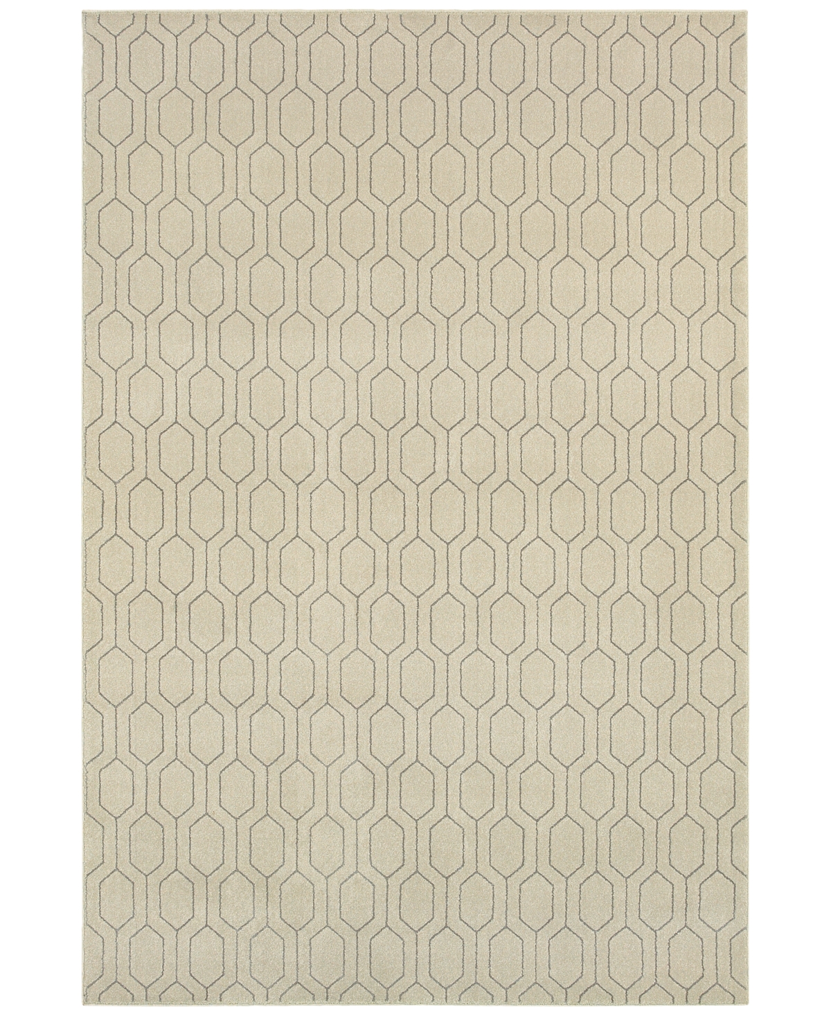 Oriental Weavers Ellerson Link 6'7in x 9'6in Area Rug - Ivory