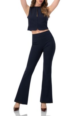 Women's Front-Zip Crop Top