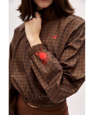 Women's Parachute Cropped Polyester Sweatshirt