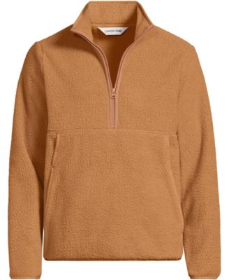 Men's Tall Half Zip High Pile Fleece Pullover