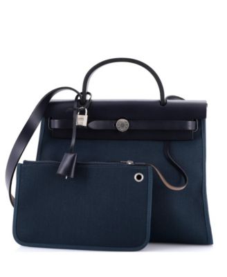 31 Herbag Zip Leather and Toile