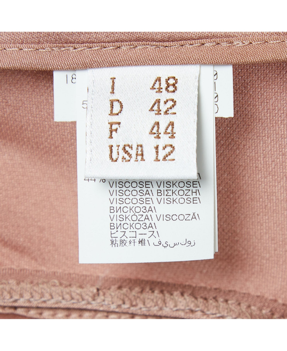 Pre-Owned Brunello Cucinelli Women's Pink Satin Asymmetric Midi Skirt