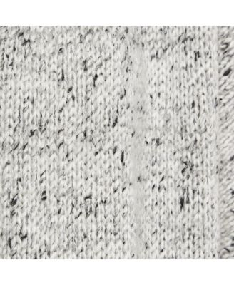 Women's Grey Knit Open Front Cardigan