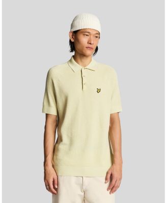 Men's Linen Blend Knitted Polo