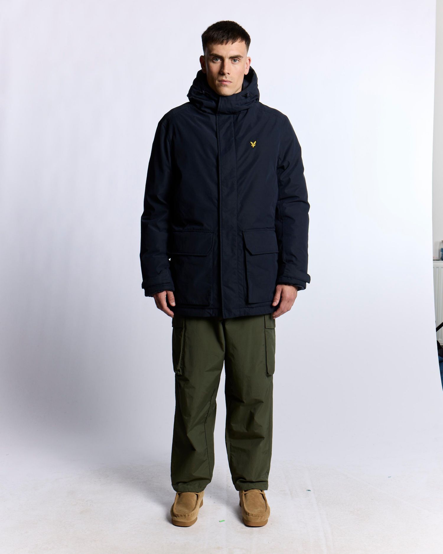 Men's Long Sleeve Hooded Membrane Parka
