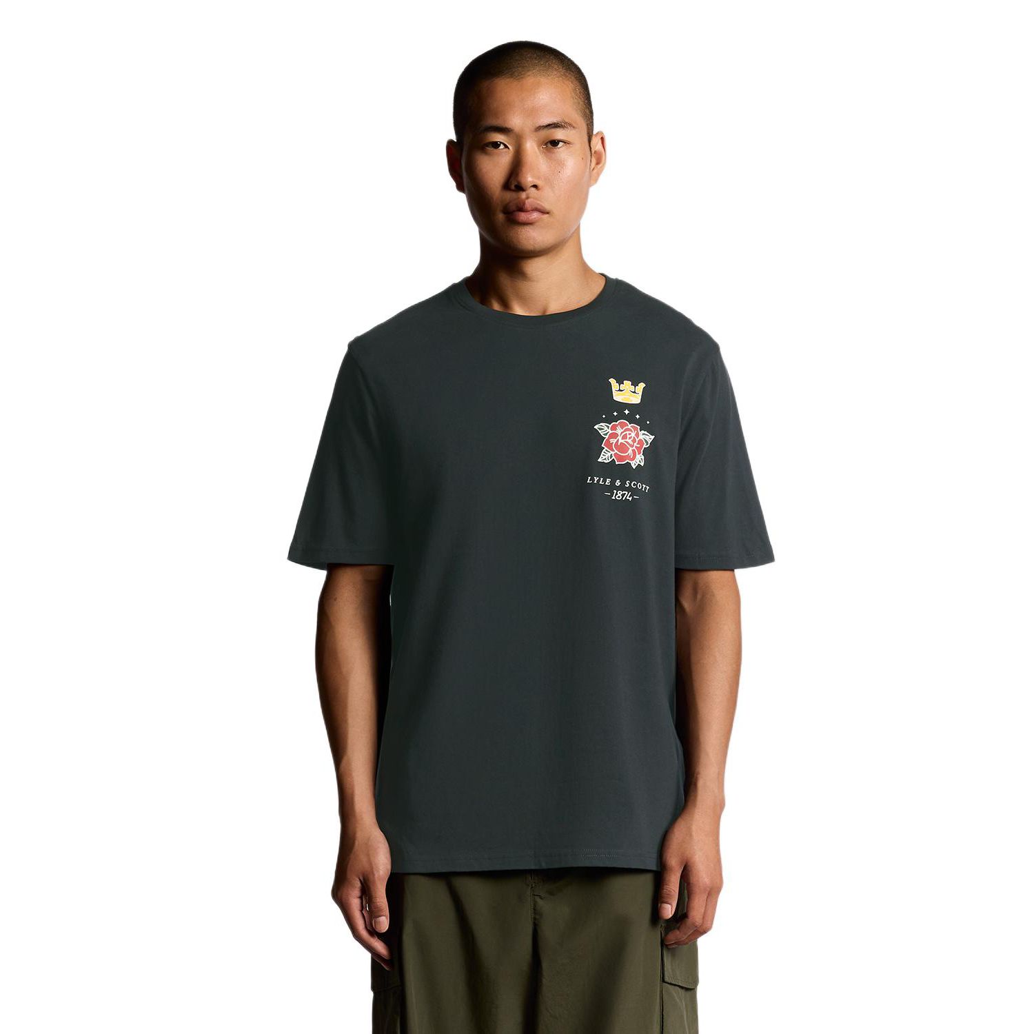 Men's Rose And Crown Graphic T-shirt