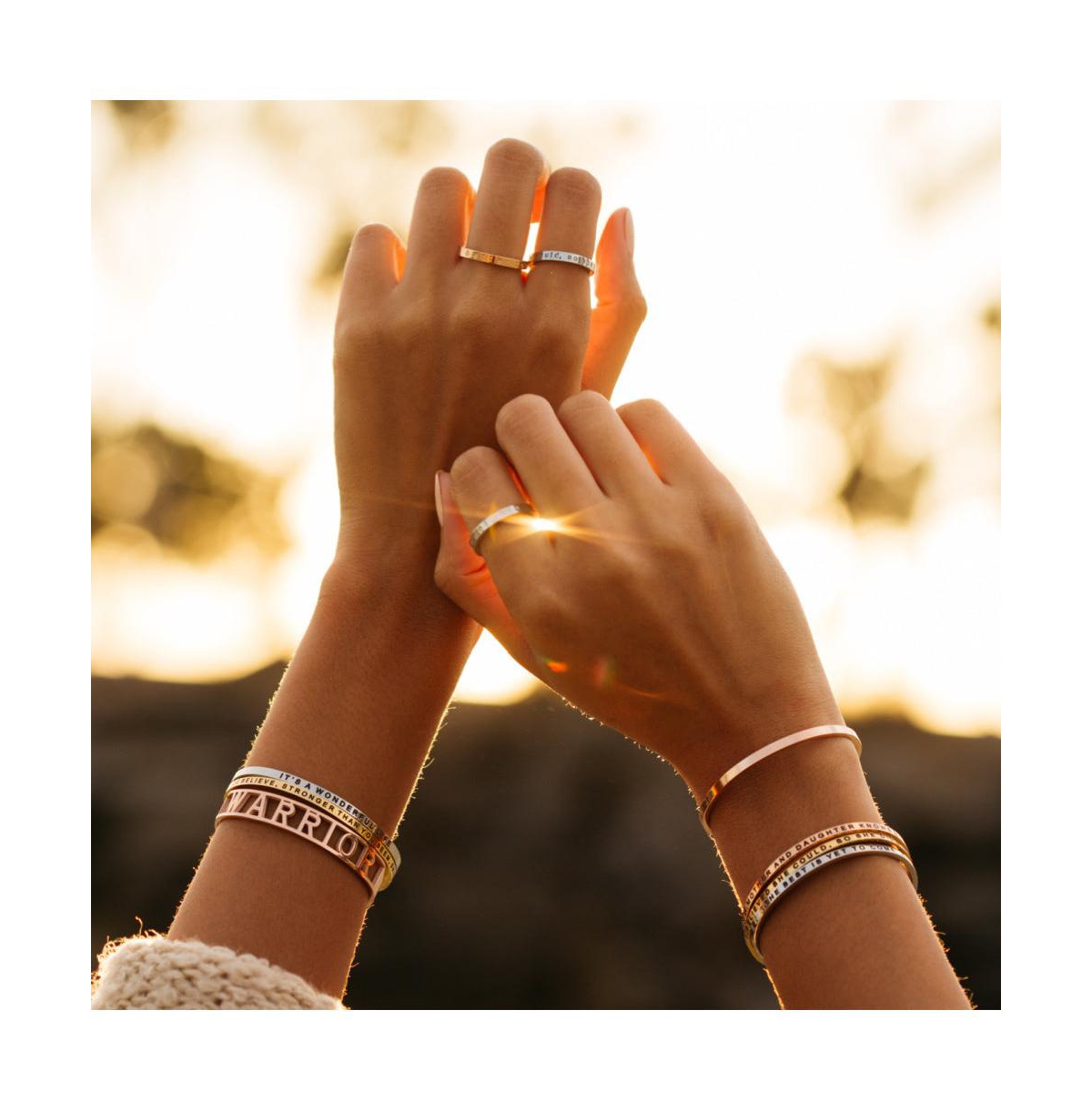 Mantra Believe Bracelets Yellow Gold