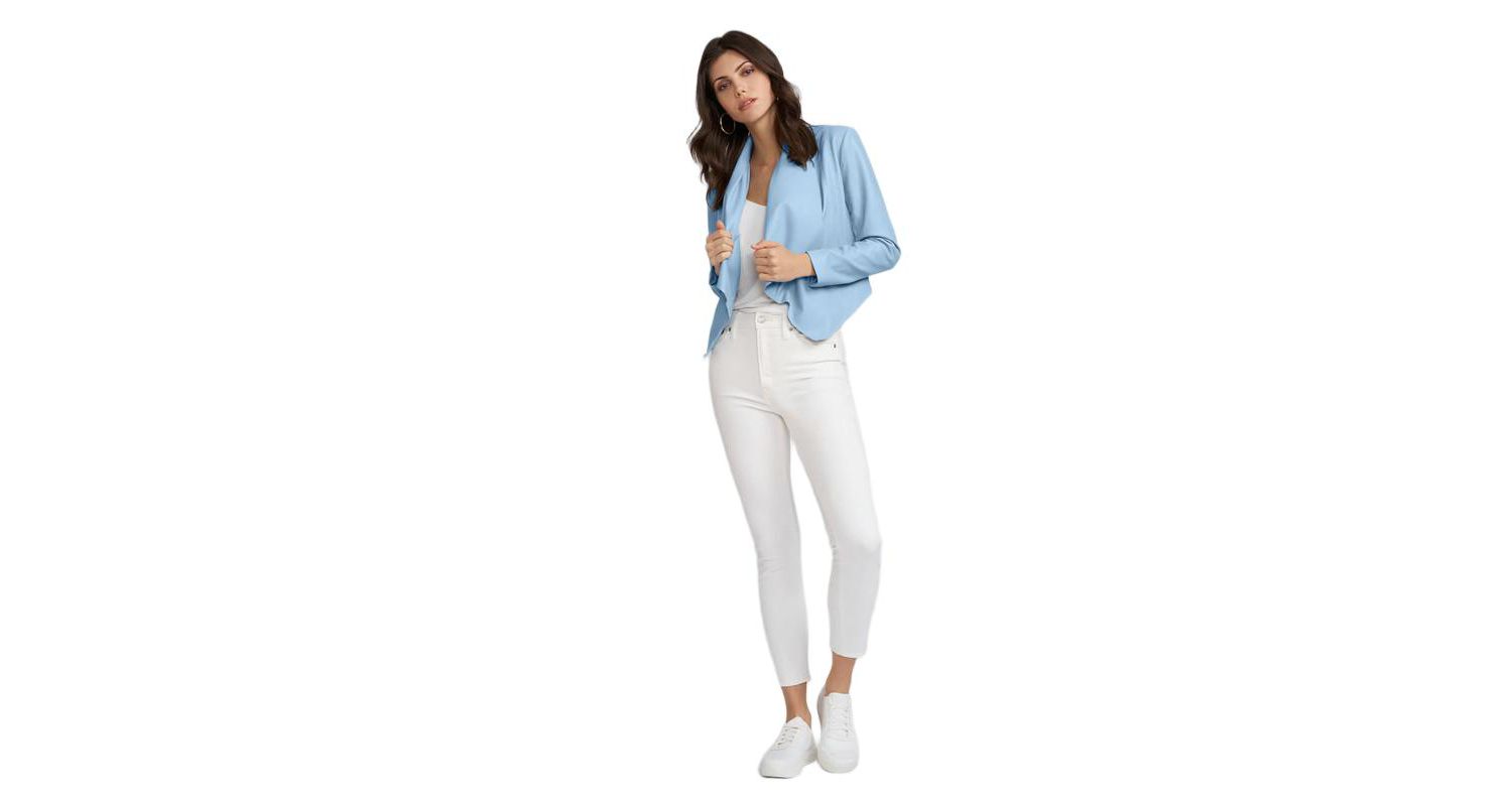 Women's Lauren Faux Leather Cropped Jacket