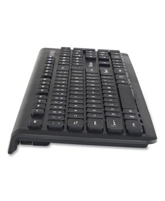 99793 Wireless Slim Keyboard, 103 Keys - Black