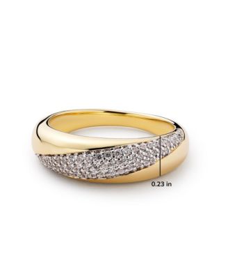 Gold Band Ring - Kira Dome Ring